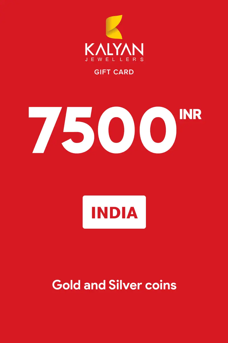 Kalyan Gold and Silver coins 7500 INR Gift Card (India) - Digital Key