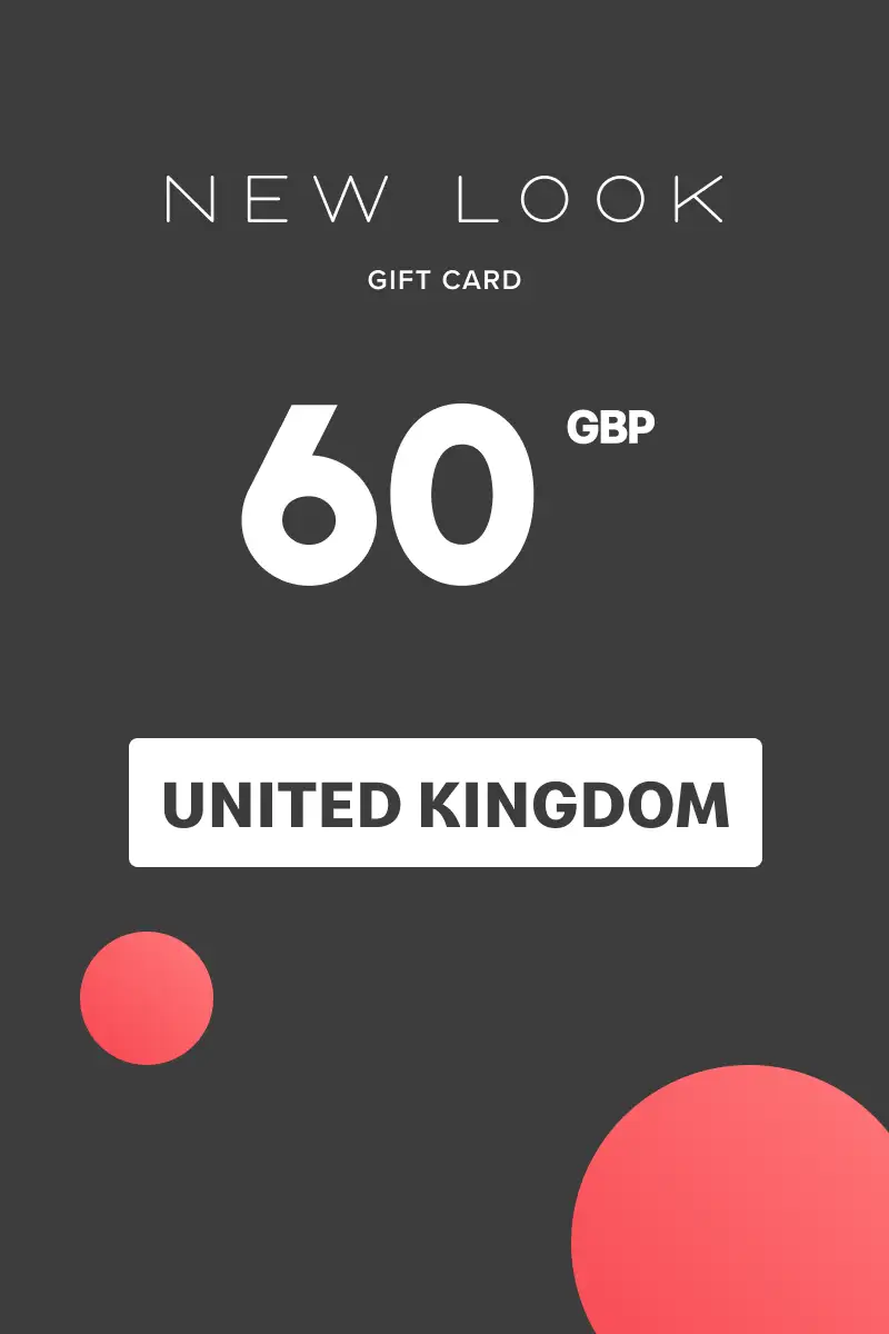 New Look 60 GBP Gift Card (United Kingdom) - Digital Key