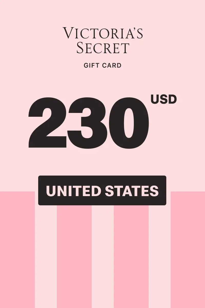 Victoria's Secret Pink 230 USD Gift Card (United States) - Digital Key