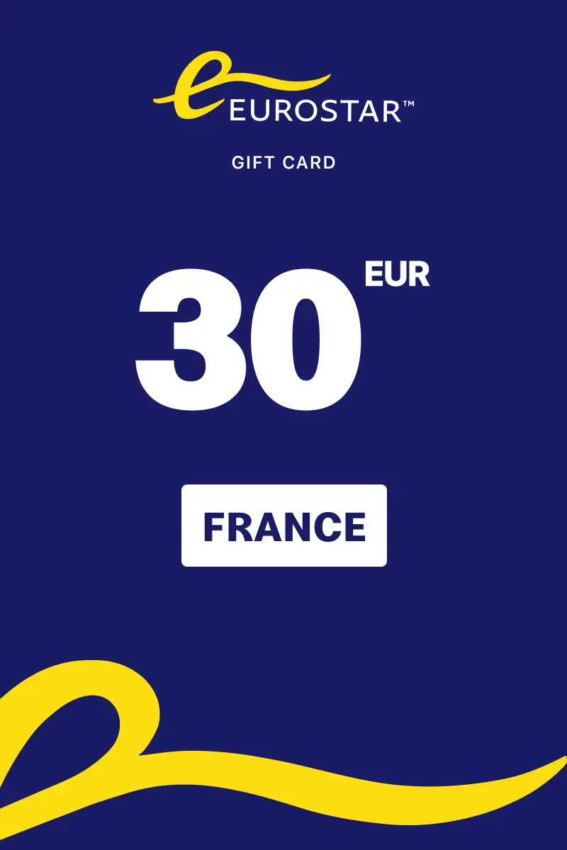 Eurostar 30 EUR Gift Card (France) - Digital Key