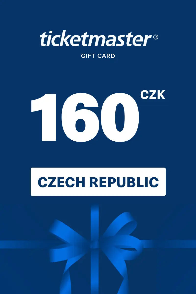Ticketmaster 160 CZK Gift Card (Czech Republic) - Digital Key