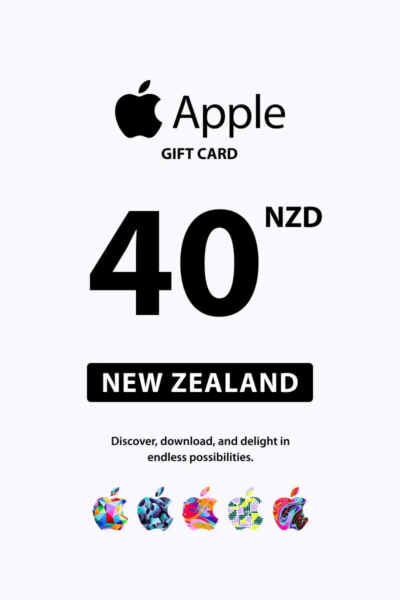 Apple 40 NZD Gift Card (New Zealand) - Digital Key