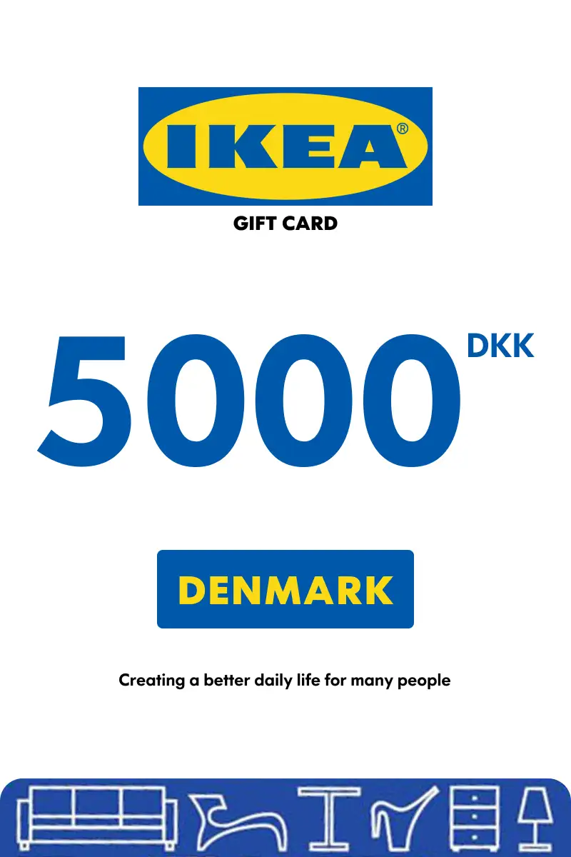 IKEA 5000 DKK Gift Card (Denmark) - Digital Key