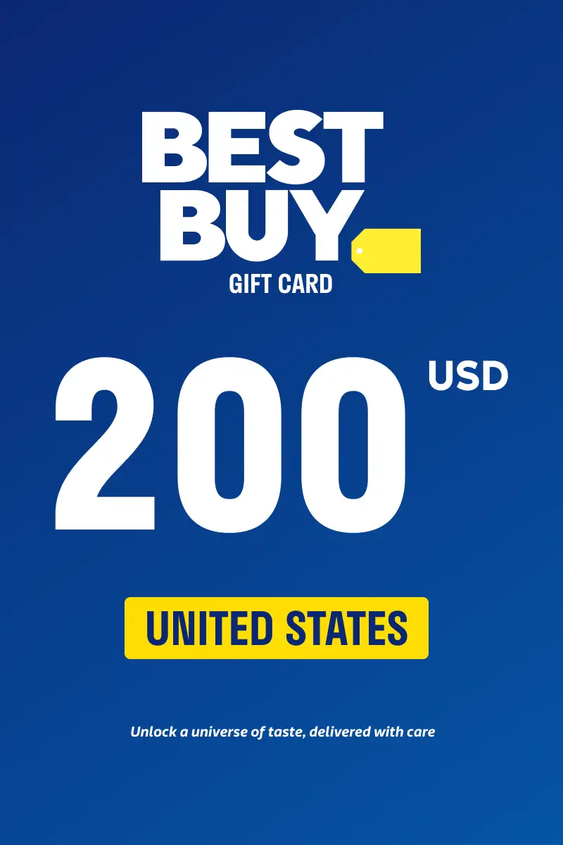 Best Buy 200 USD Gift Card (United States) - Digital Key