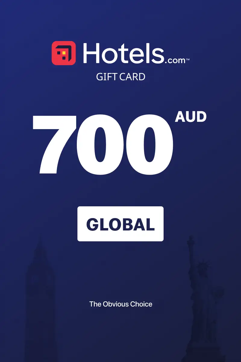 Hotels.com 700 AUD Gift Card (Global) - Digital Key