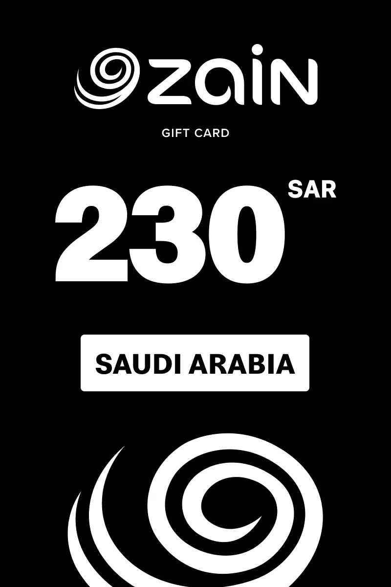 Zain Recharge Card 230 SAR Gift Card (Saudi Arabia) - Digital Key