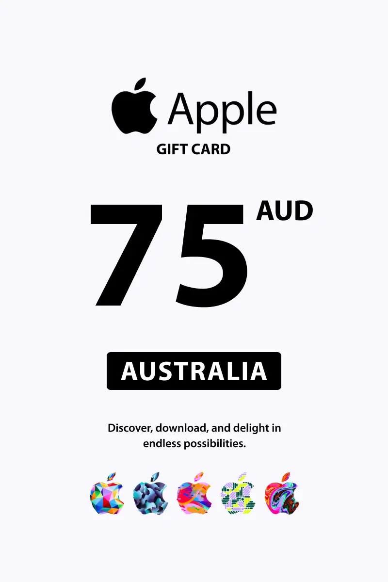 Apple 75 AUD Gift Card (Australia) - Digital Key