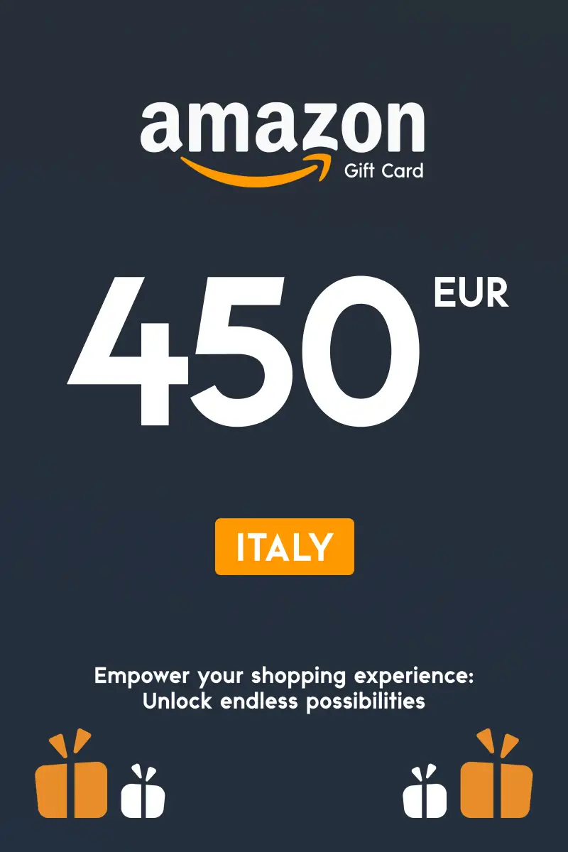 Amazon 450 EUR Gift Card (Italy) - Digital Key