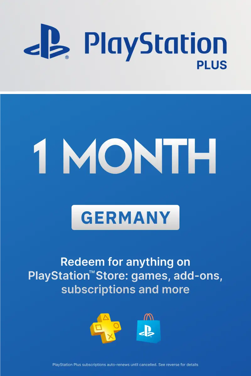 Psn 1 shop month digital code