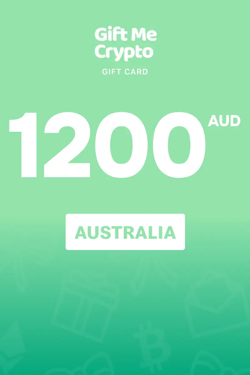 Gift Me Crypto 1200 AUD Gift Card (Australia) - Digital Key