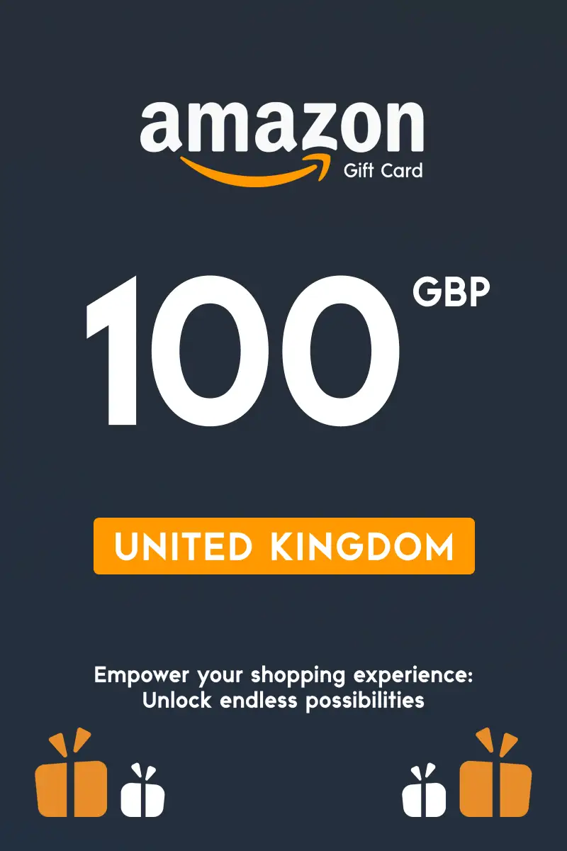 Amazon 100 GBP Gift Card (United Kingdom) - Digital Key