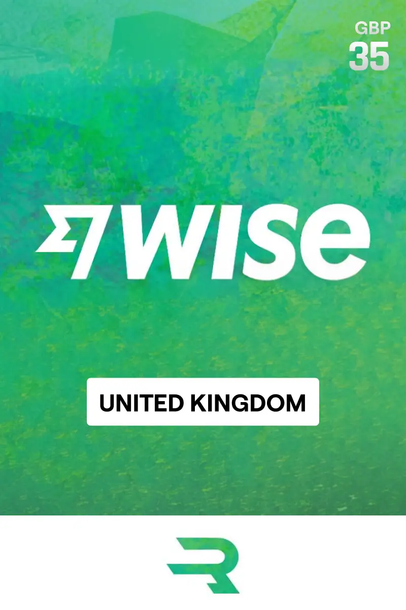 Rewarble Wise 35 GBP Gift Card (United Kingdom) - Rewarble - Digital Key
