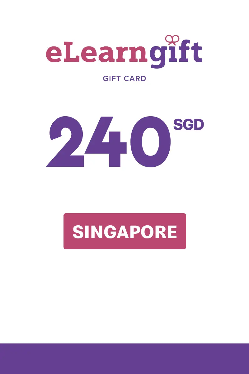 eLearn Gift 240 SGD Gift Card (Singapore) - Digital Key