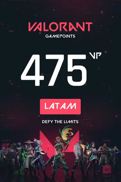VALORANT 475 Valorant Points (LATAM) - Digital Key