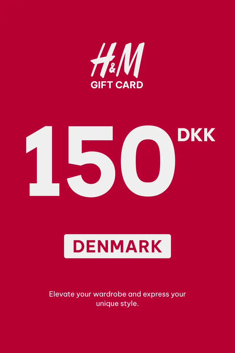 HandM 150 DKK Gift Card (Denmark) - Digital Key