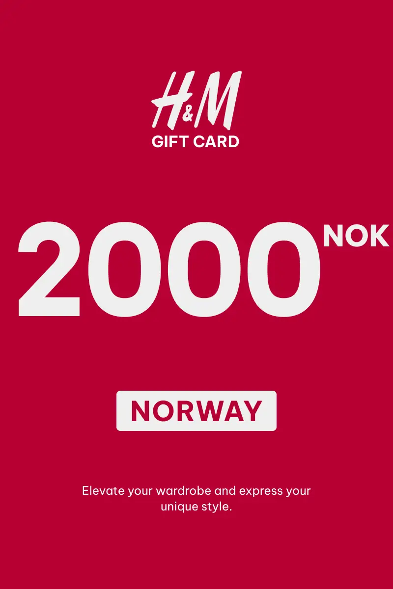 HandM 2000 NOK Gift Card (Norway) - Digital Key
