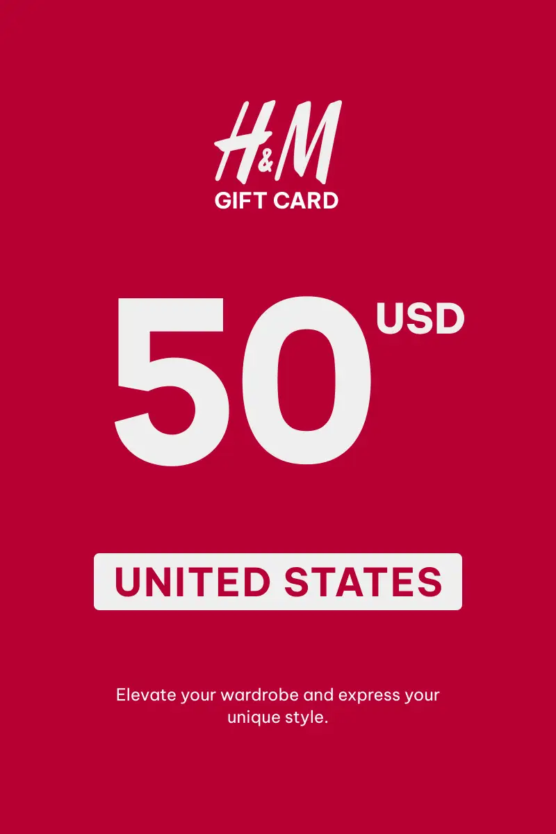 HandM 50 USD Gift Card (United States) - Digital Key