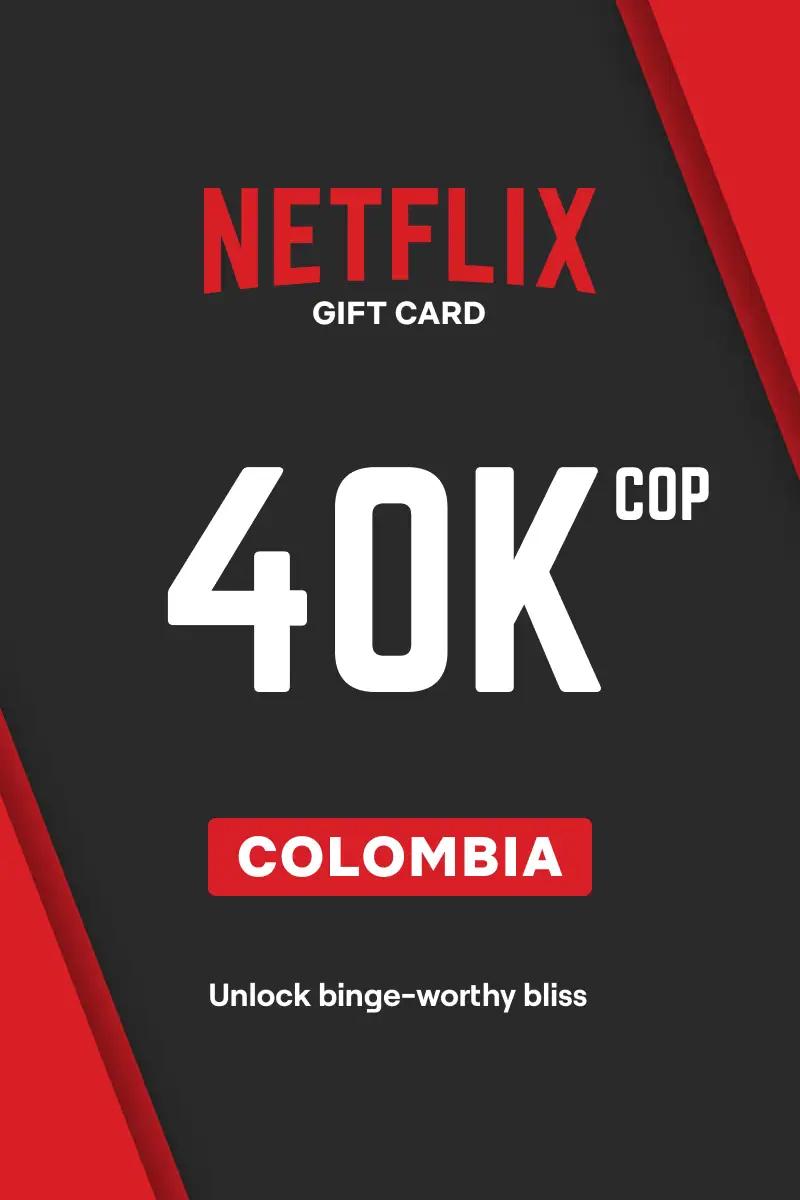 Netflix 40000 COP Gift Card (Colombia) - Digital Key