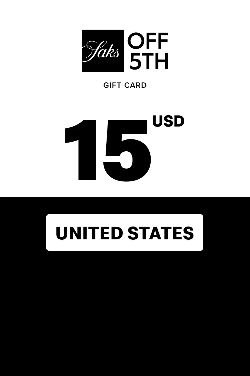 Saks OFF 5TH 15 USD Gift Card (United States) - Digital Key