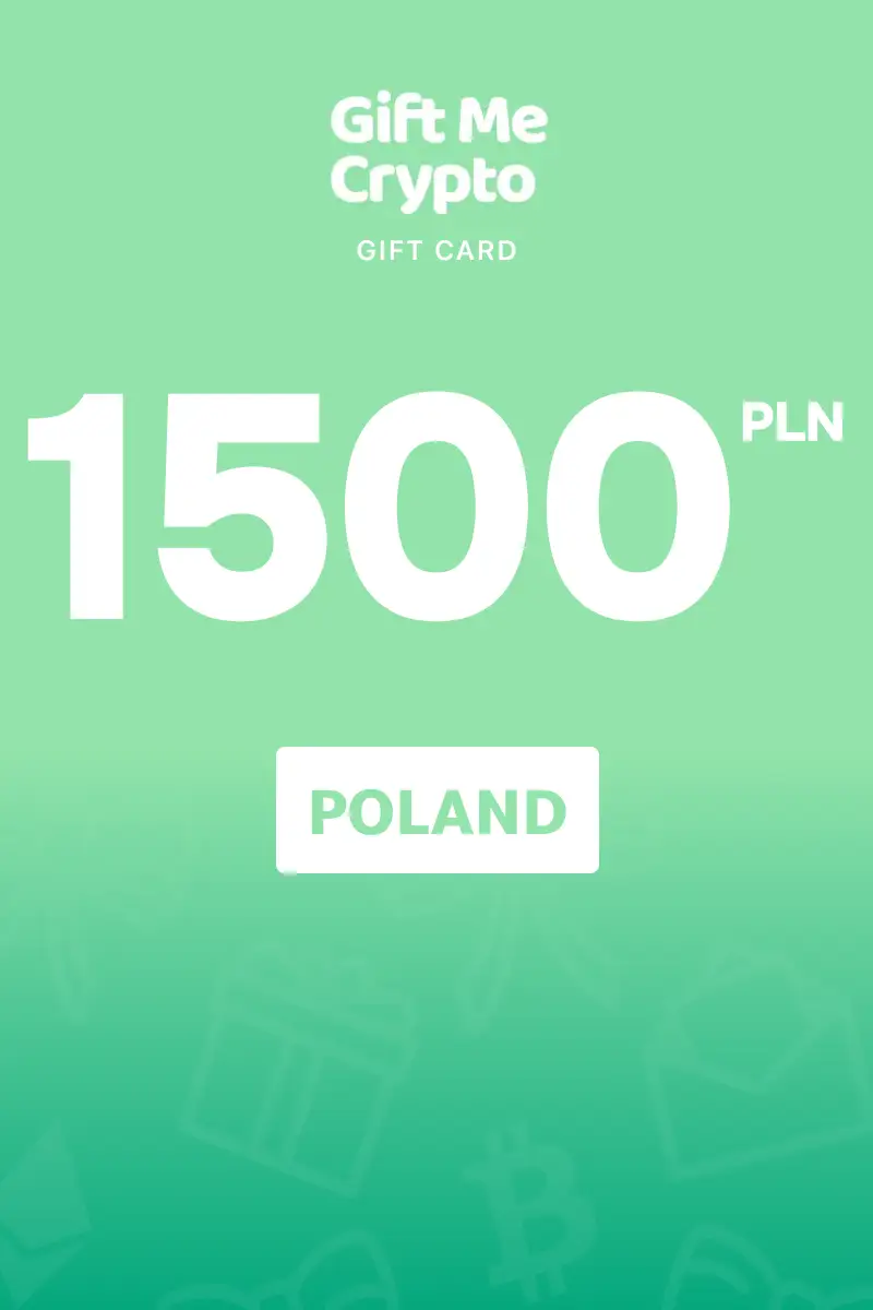 Gift Me Crypto 1500 PLN Gift Card (Poland) - Digital Key