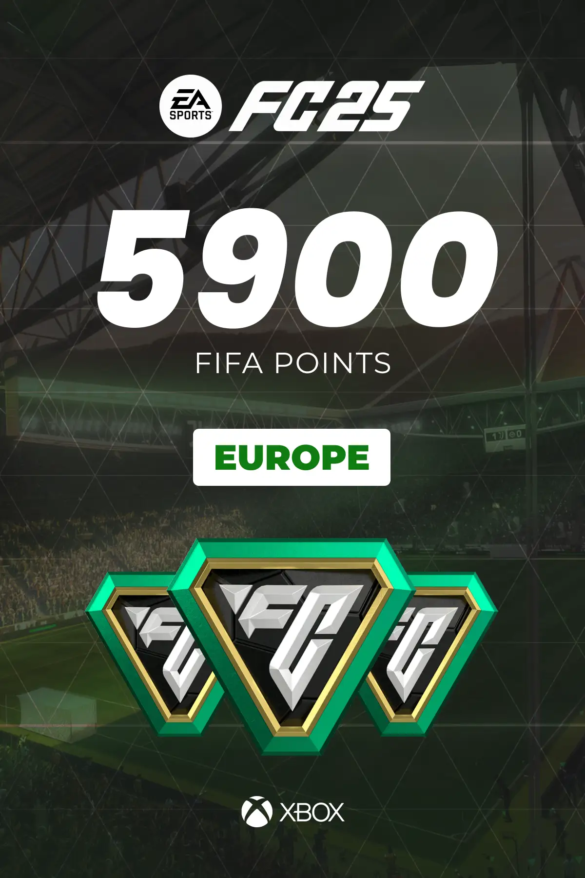 EA SPORTS FC 25 - 5900 FC Points (Europe) (Xbox One / Xbox Series X|S) - Xbox Live - Digital Key