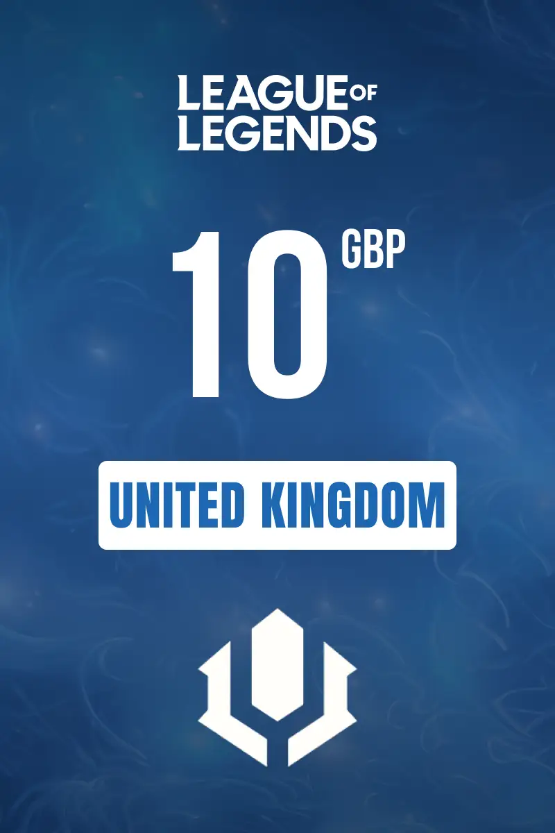 League of legends 10 GBP Gift Card (United Kingdom) - Digital Key