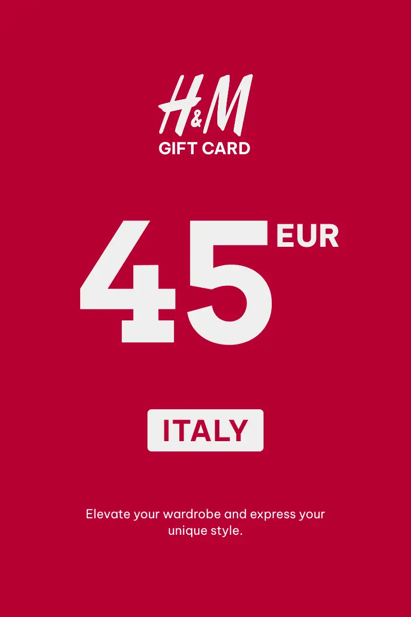 HandM 45 EUR Gift Card (Italy) - Digital Key