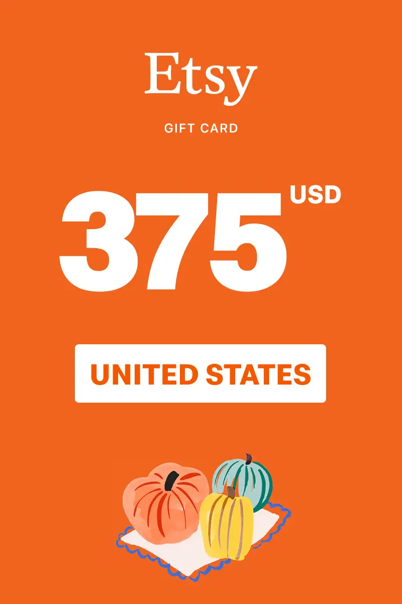 Etsy 375 USD Gift Card (United States) - Digital Key