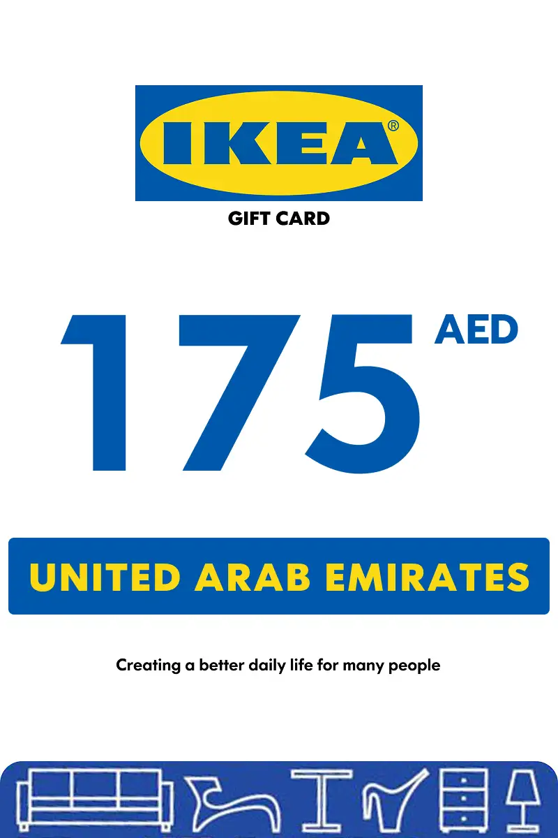 IKEA 175 AED Gift Card (United Arab Emirates) - Digital Key