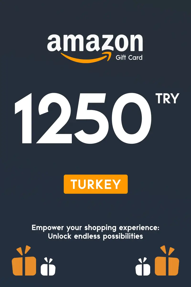 Amazon 1250 TRY Gift Card (Turkey) - Digital Key