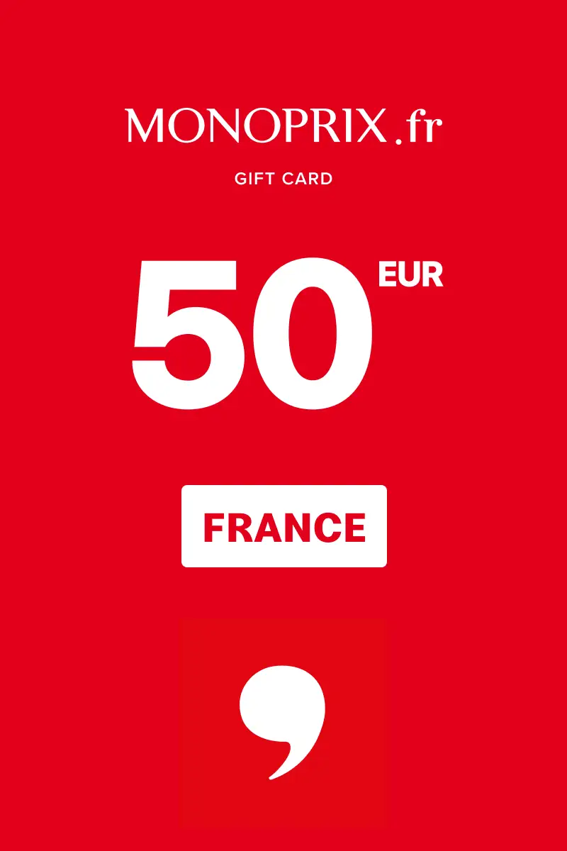 MONOPRIX 50 EUR Gift Card (France) - Digital Key