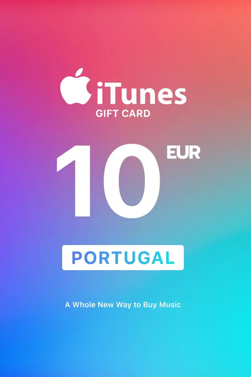 Apple iTunes 10 EUR Gift Card (Portugal) - Digital Key
