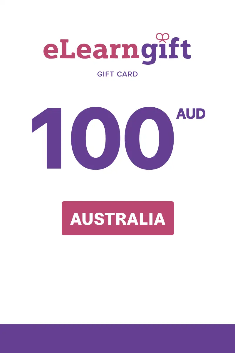 eLearnGift 100 AUD Gift Card (Australia) - Digital Key
