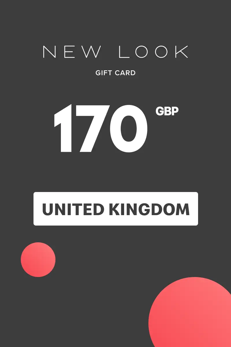 New Look 170 GBP Gift Card (United Kingdom) - Digital Key