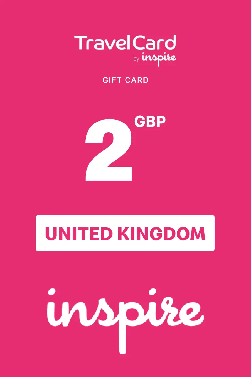 TravelCard by Inspire 2 GBP Gift Card (United Kingdom) - Digital Key