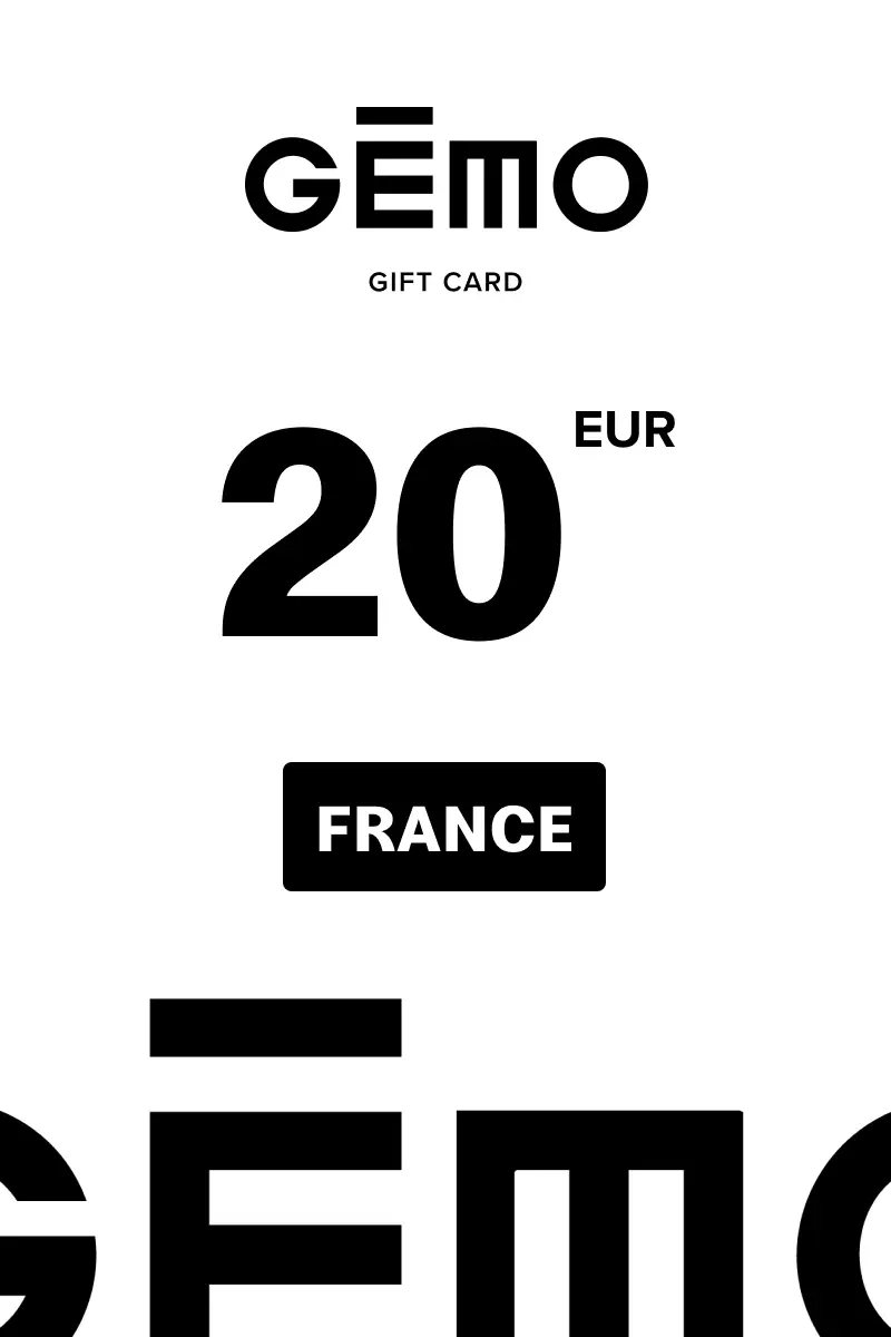 Gemo 20 EUR Gift Card (France) - Digital Key
