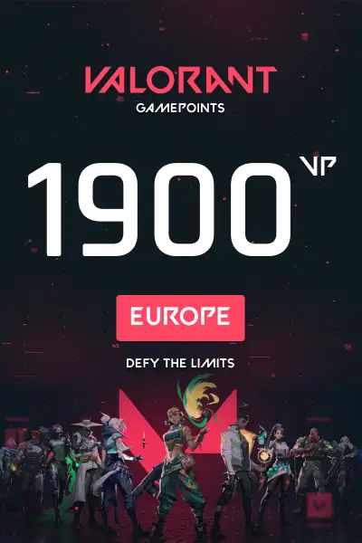 VALORANT 1900 Valorant Points (Europe) - Digital Key