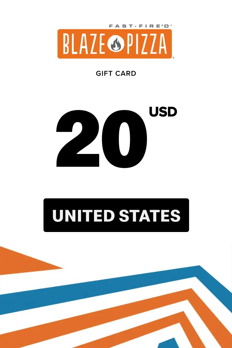 Blaze Pizza 20 USD Gift Card (United States) - Digital Key