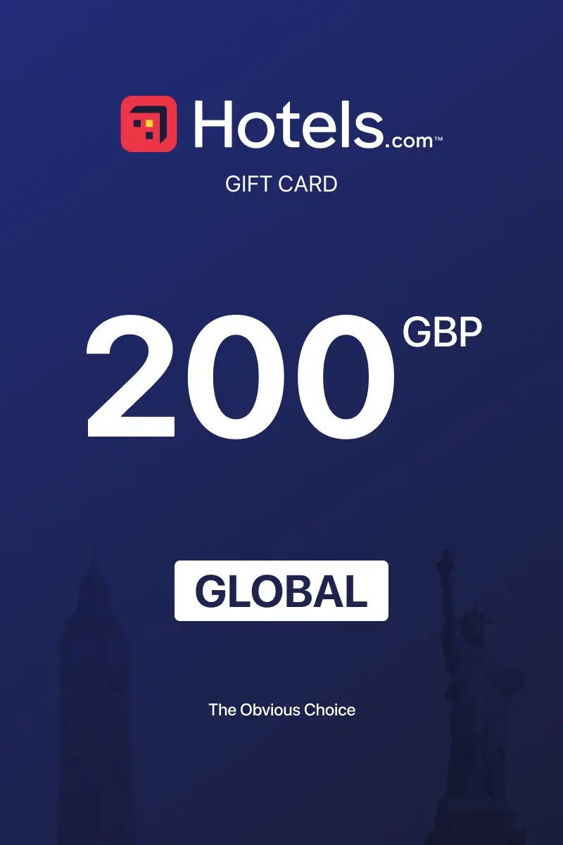 Hotels.com 200 GBP Gift Card (Global) - Digital Key