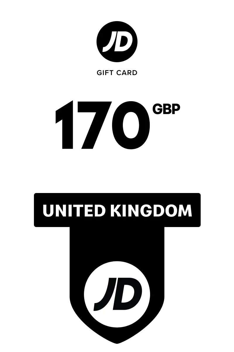 JD Sports 170 GBP Gift Card (United Kingdom) - Digital Key