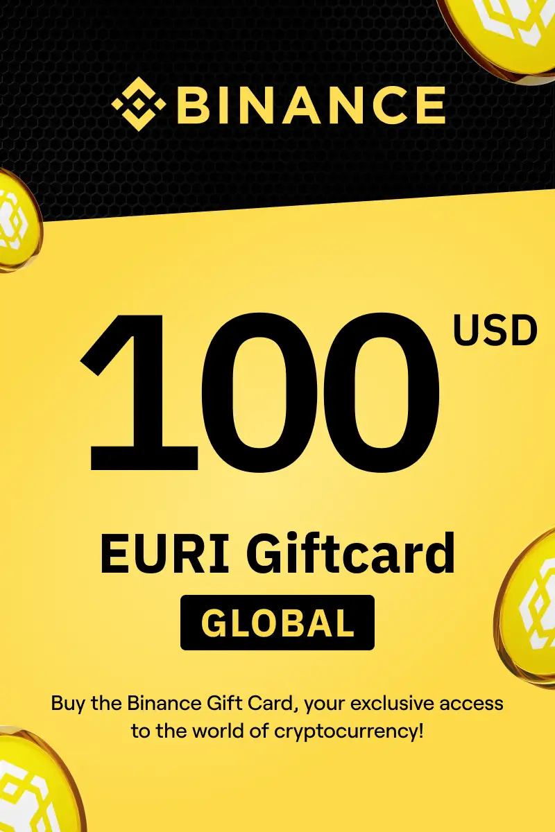 Binance (EURI) 100 USD Gift Card (Global) - Digital Key