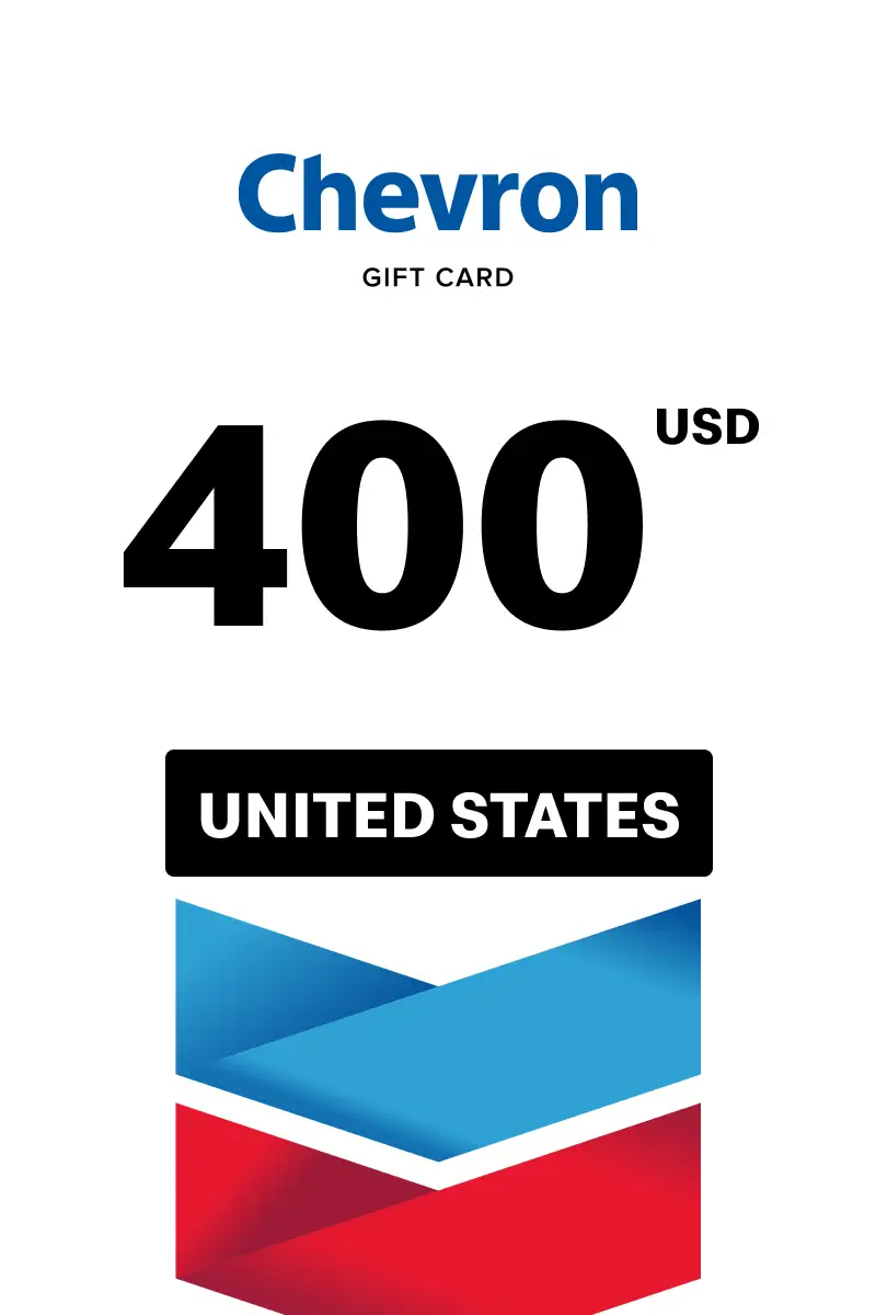 Chevron 400 USD Gift Card (United States) - Digital Key