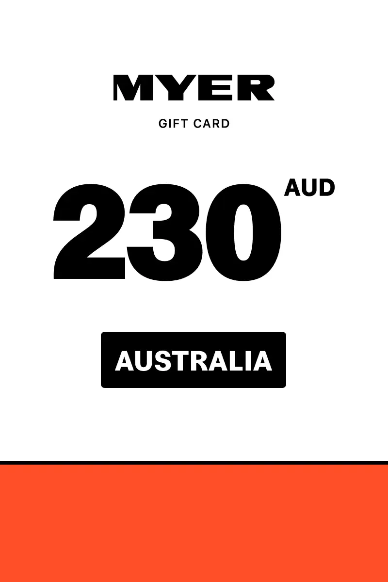 Myer 230 AUD Gift Card (Australia) - Digital Key