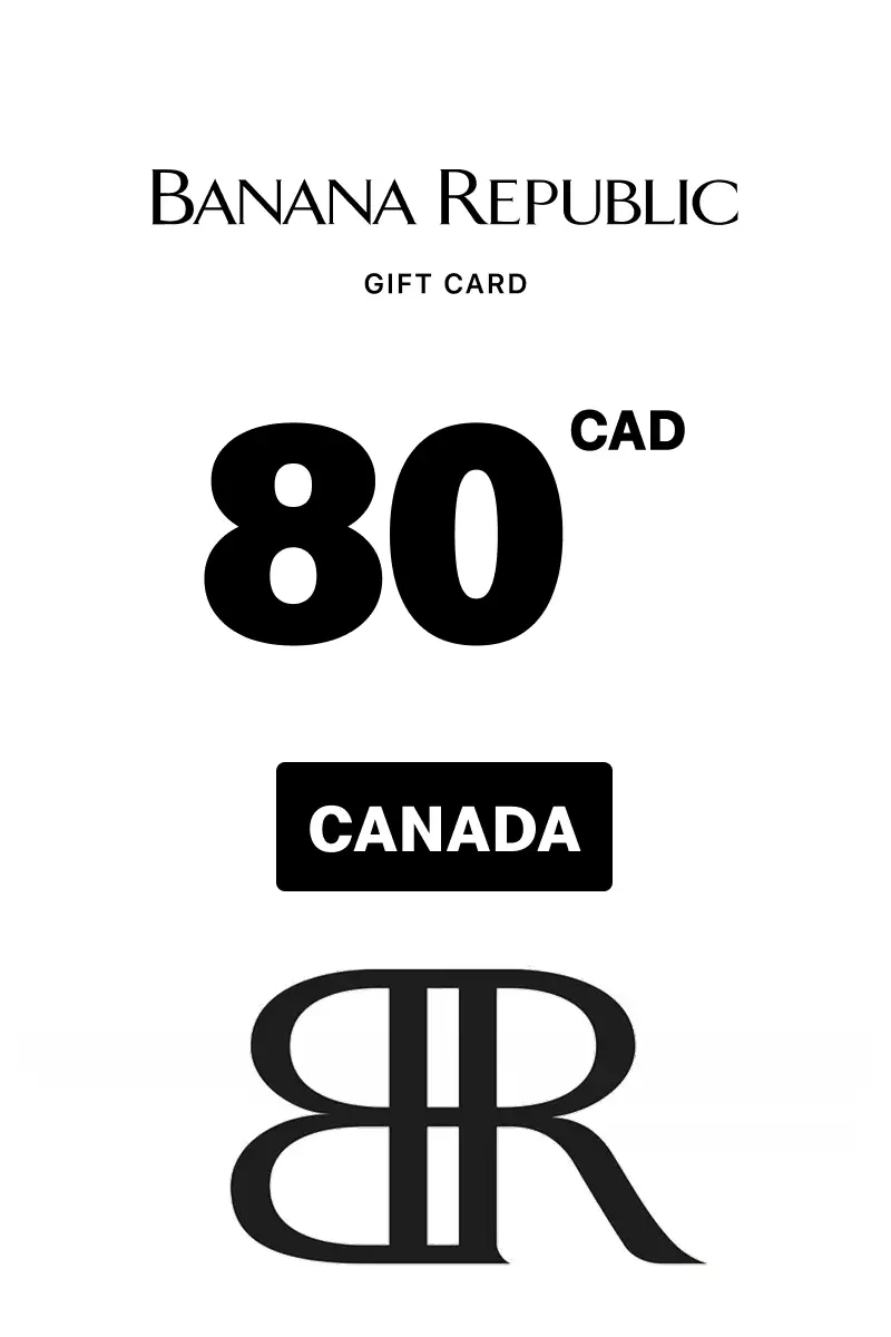 Banana Republic 80 CAD Gift Card (Canada) - Digital Key