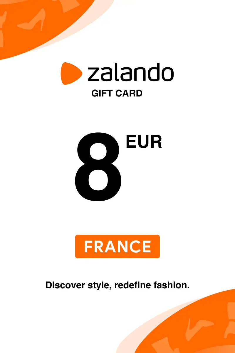 Zalando 8 EUR Gift Card (France) - Digital Key