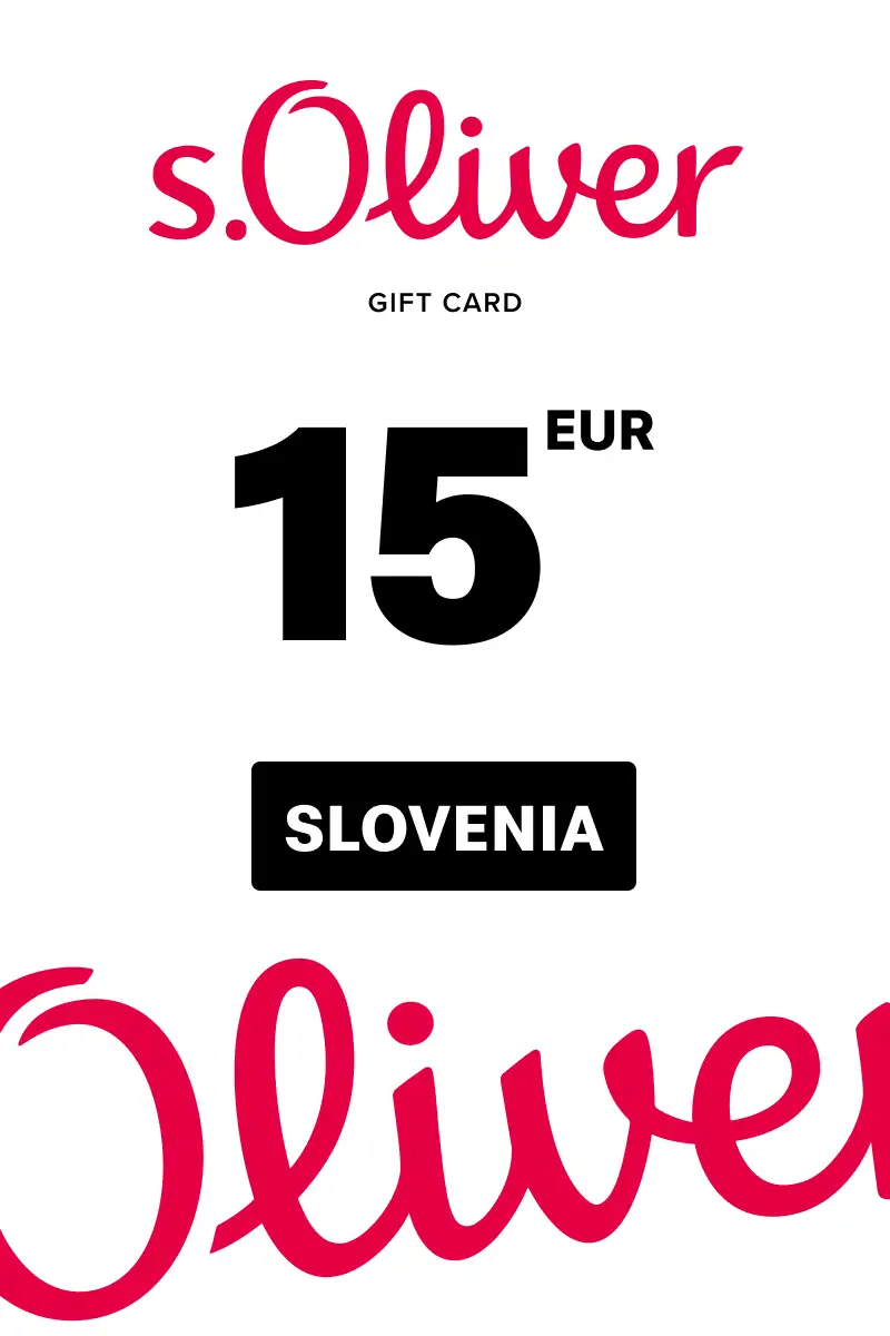 s.Oliver 15 EUR Gift Card (Slovenia) - Digital Key