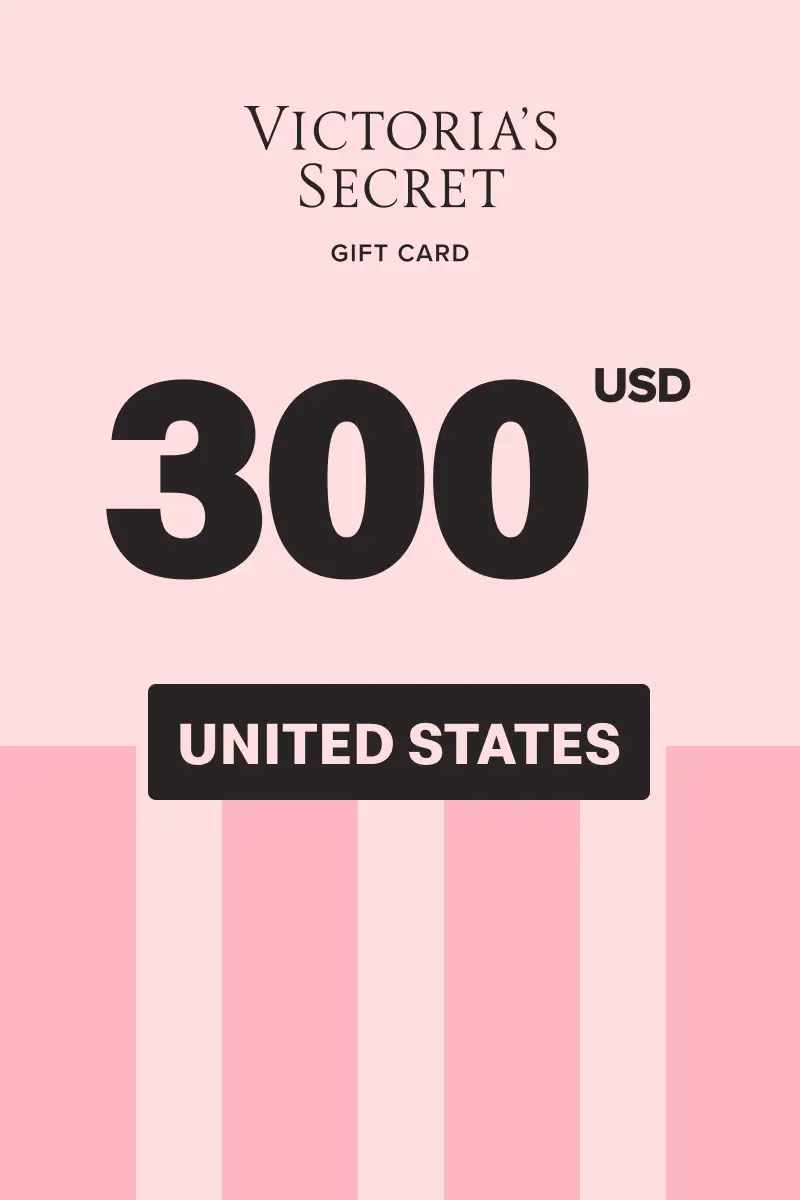 Victoria's Secret 300 USD Gift Card (United States) - Digital Key