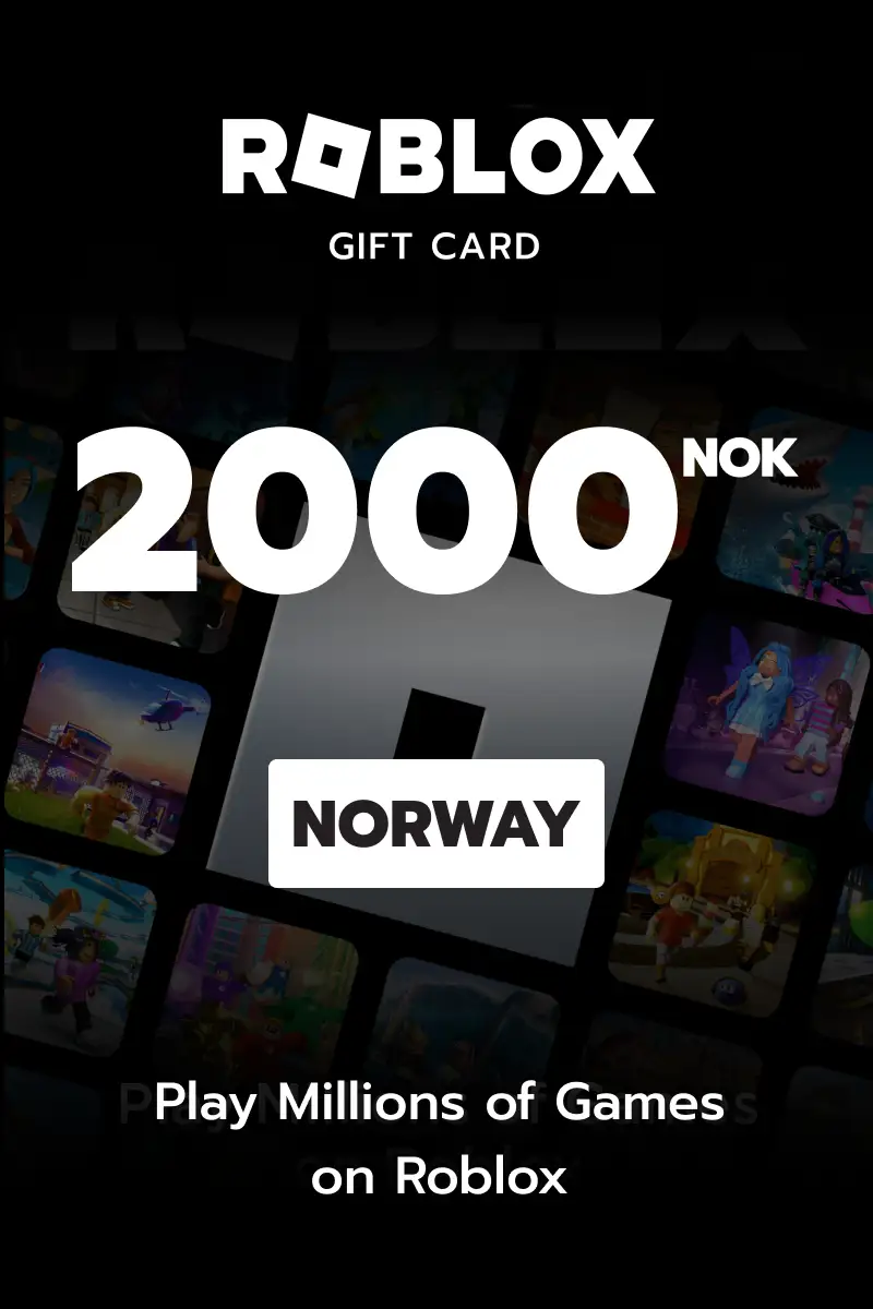 Roblox 2000 NOK Gift Card (Norway) - Digital Key