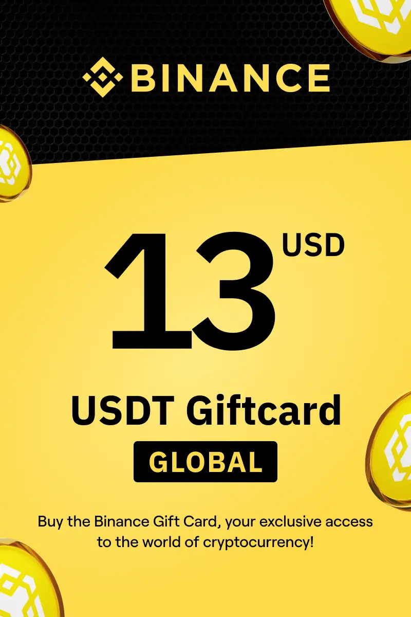 Binance (USDT) 13 USD Gift Card (Global) - Digital Key