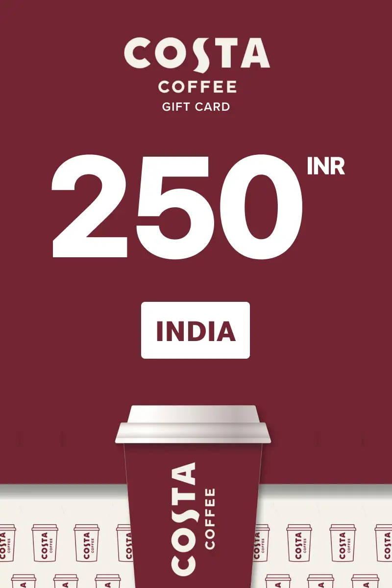 Costa Coffee 250 INR Gift Card (India) - Digital Key